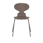 Fritz Hansen - 3101 Myran 4 ben, Lackad, Deep Clay, Underrede Brown Bronze - Matstolar - designer_arne_jacobsen