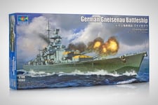 Battleship Gneisenau Trumpeter TR06736 Plastic Model Kit Glue Free  1/700