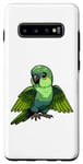 Galaxy S10+ Cute Green Cheek Conure Gifts I Scream Conure, Conure Parrot Case