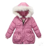 Doudoune Fille De Marque Enfant Manteau À Capuche Chaude Parka D'hiver Filles -Zs306950