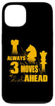 iPhone 13 Always 3 Moves Ahead Chess Player King Queen Case