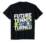 Youth 4th Birthday Tennis Player 4 Year Old Tennis T-Shirt