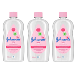 PACK OF 3 Johnsons Baby Oil Gentle Daily Care 500ml
