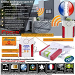 Diffuseur Sonore LED Sans Fil Appartement Connecté Sonde Relais Surveillance GSM