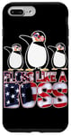 iPhone 7 Plus/8 Plus Floss Like A Boss American Flag Funny Penguin 4th of July Case