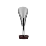 Alessi Lily MW71 - Brûle-Encens en Acier Inoxydable 18/10 et Bois, 9.5 x 26.5 x 9.5