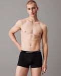 Calvin Klein Mens Cotton Trunk 3 Pack - Black - Size Medium