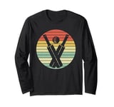 Retro Cricket Game For Cricket Lovers & Cricket Player Long Sleeve T-Shirt