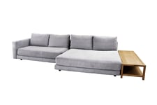 Cane-line Scale divansofa Light grey 2-seter modul, 2-seter sjeselong, armlen H & sidebord