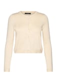 Vmglory Ls O-Neck Short Cardigan Ga Tops Knitwear Cardigans Cream Vero Moda