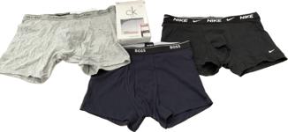 Hugo Boss Nike Calvin Klein Mens 3 Pack Boxer Trunks XL   Genuine Shorts