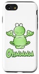 Coque pour iPhone SE (2020) / 7 / 8 Ohm Yoga Grenouille Méditation Namaste Amphibien Relaxation