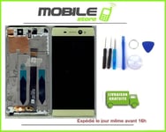 Vitre Tactile + Ecran LCD + Chassis Pour Sony Xperia XA Ultra F3211 F3212 Jaune