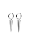 Skultuna Spike Rivets Earrings Silver