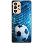 Samsung Galaxy A53 5G Transparent Mobilskal Fotboll