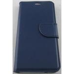 Etui Folio Portefeuille Pour Wiko Y60 Bleu