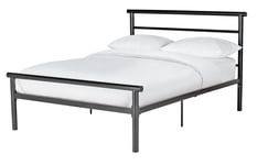 Argos Home Avalon Double Metal Bed Frame - Black