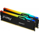 Kingston FURY Beast DDR5 RGB 6800 MHz CL34 32 GB minnesmodulpaket