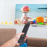 Abs Shell Black Television Controller Tv Remote Control Accessory For Akb MPF