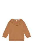 Mango Babydoll Neck Sweatshirt Brun