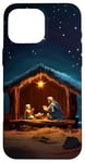 iPhone 16 Pro Max Christmas Nativity Mary, Joseph, and Baby Jesus Case