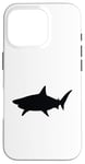 iPhone 16 Pro Shark silhouette minimalistic black sleek shape mystery Case