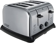 Russell Hobbs 22370 brossé / poli en acier inoxydable 4 Slice Grille pain