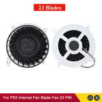 Ventilateur De Refroidissement Interne D'origine Pour Consoles Ps5 17 G12l12ms1ah-56j14 De Ventilateur De Refroidisseur Sphérique Pour Ps5 23 Erical 12047ga-12m-Wb-01 - Type Original 23 Blades