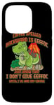 Coque pour iPhone 14 Pro Coffee Spelled Backwards Is Eeffoc Funny T-Rex Dinosaur Dino