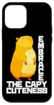 Coque pour iPhone 12 mini Embrassez le jeu de mots Capybara Capy-Cuteness pour les visiteurs du zoo