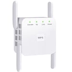 Répéteur WiFi 6 - AC1200Mbps -Kingcenton C1208 - Double bande 5.8GHz /2.4GHz -Amplificateur Point d'accès -WPS - 1 Port Ethernet