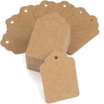 100 st Kraft Prislappar Etiketter 3,2x5 cm Tagg Butiks Etiketter Clot DXGHC