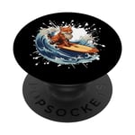 Fox Surf | Surfeur Sport Animal PopSockets PopGrip Interchangeable