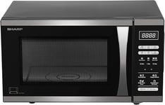 Sharp RAC252FI - Stainless/Black 25L Microwave - 900W - Flatbed Combination