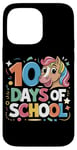 Coque pour iPhone 14 Pro Max Célébration de la licorne des 10 jours d'école