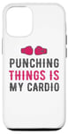 Coque pour iPhone 13 Punching Things Is My Cardio Martial Arts