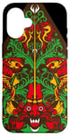 Coque pour iPhone 16 Wayang Gunungan, le cœur de la pièce de théâtre de marionnettes