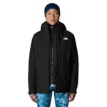 THE NORTH FACE Women's Inlux Triclimate Jacket, Tnf Black Heather/Tnf B, XXL