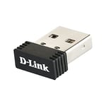 D-Link DWA-121 Adaptateur USB Wi-Fi N 150 - Débit Jusqu'à 150Mbps - 802.11 b/g/n - WPS - Idéal pour Améliorer votre Connexion Wi-Fi sur Ordinateur Portable