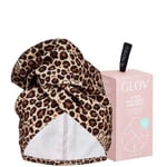 GLOV® Ultra–Absorbent Hair Towel Wrap - Cheetah