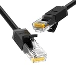 Ugreen Ethernet nettverkskabel RJ45, Cat6, UTP, 1000Mbps, 10m - Svart