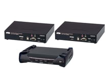 ATEN – Bundle (2Tx & 1Rx) USB 4K DisplayPort KVM over IP Extender with USB Support (KE9950ATC-AX-G