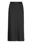 Calvin Klein Recycled Cdc Bias Cut Midi Skirt Svart