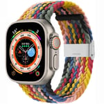 Flettet klokkerem Apple Watch Ultra (49mm) - Rainbow