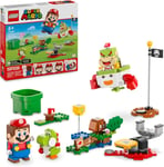 LEGO Super Mario Adventures with Interactive Mario, Bowser Jr. s Clown Car Set,