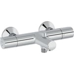 Jacob Delafon mitigeur thermostatique bain douche mural Simone Chrome