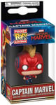 Captain Marvel - Porte-Clés Pocket Pop! Captain Marvel (Avec Casque) 4 Cm