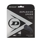Dunlop Sports Vitesse Explosive Corde de Tennis Unisexe, Noir, 16G US