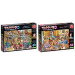 Jumbo, Wasgij Mystery 24, Blight at the Museum, Puzzles for Adults, 1000-Piece &, Wasgij Destiny 25, Games Night, Puzzles for Adults, 1000-Piece