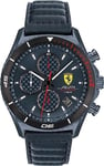 Montre Scuderia Ferrari Homme Chronographe Mouvement à Quartz 44 MM FER0830774